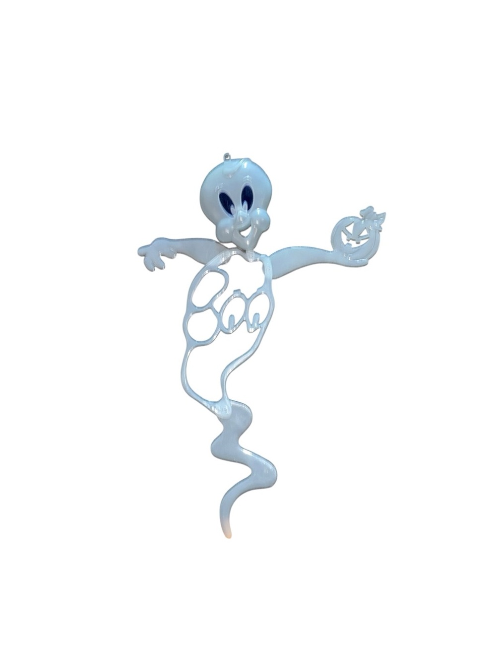 Glow in the dark plastic Casper Halloween decor
